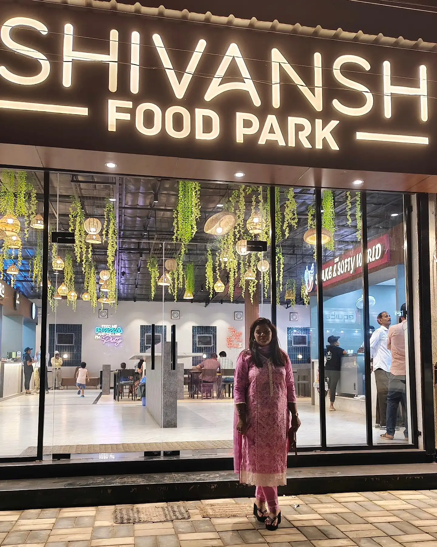 Interior dining area at Shivansh Food Park